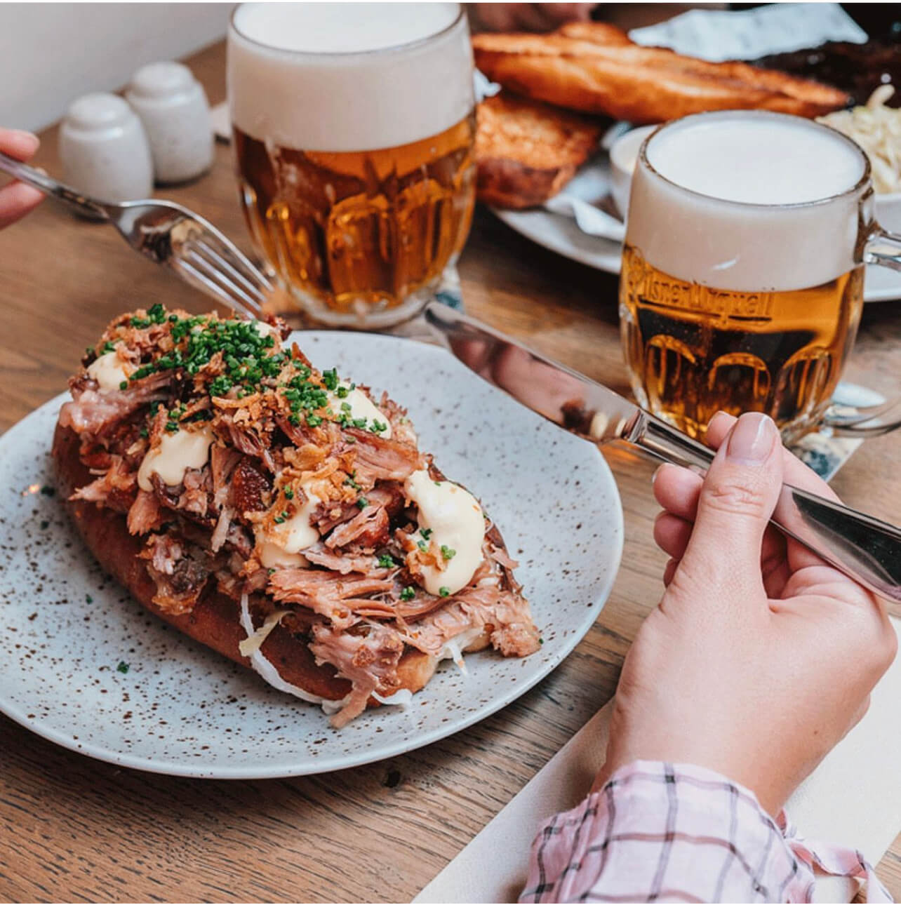 Pork knuckle at Pork's